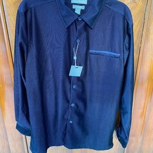 NEW Paulo Solari modern fit Velvet Shirt, Sz M